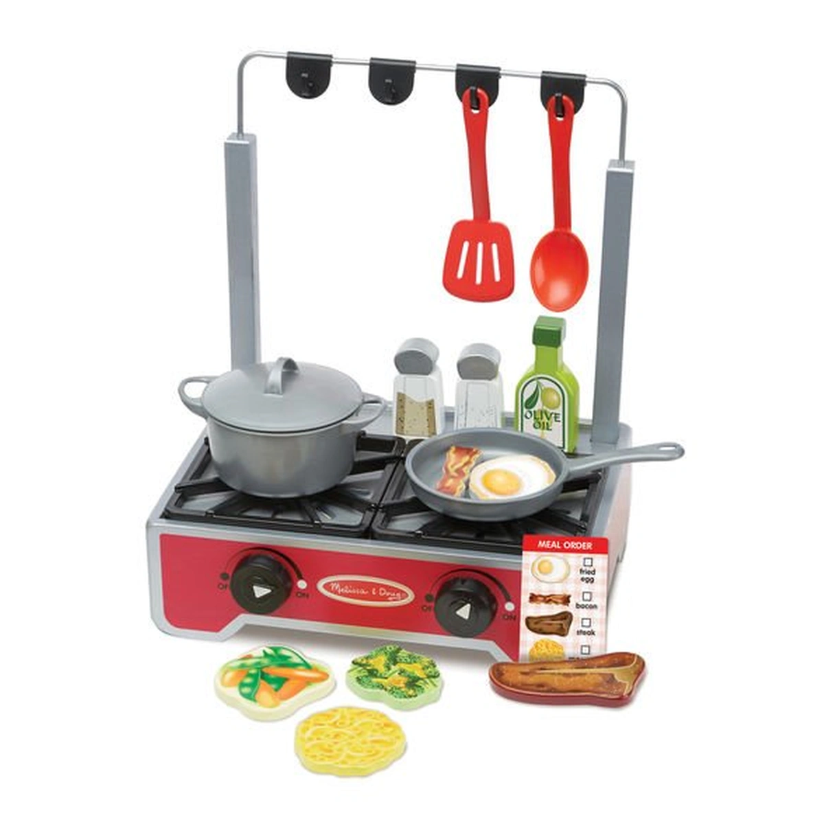 Bucatarii si supermarket - Miniaragaz de joaca din lemn - Melissa & Doug