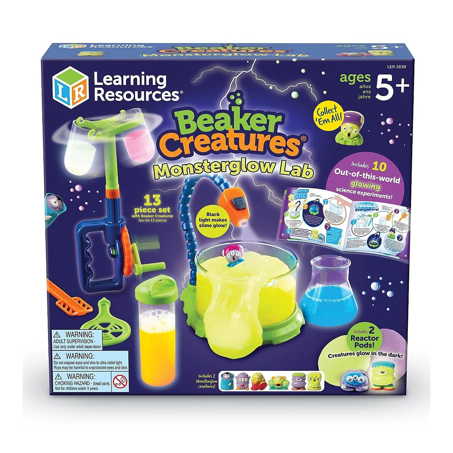 Jucarii - Monstruletii din laborator - Experimente stralucitoare