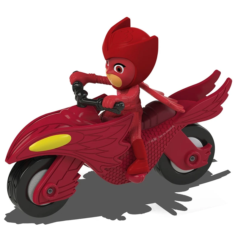 Masinute, trenulete, avioane - Motocicleta Dickie Toys Eroi in Pijama Moon Rover cu figurina Owlette