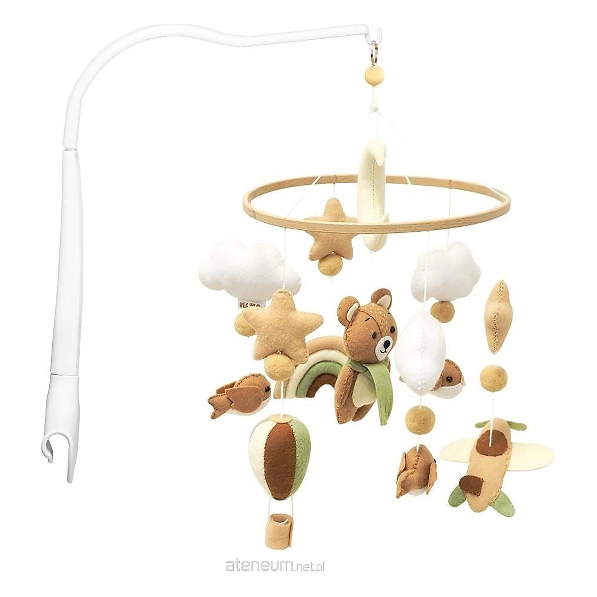 Jucarii bebelusi - Neno Pico - carusel pentru pătuț cu suport de prindere