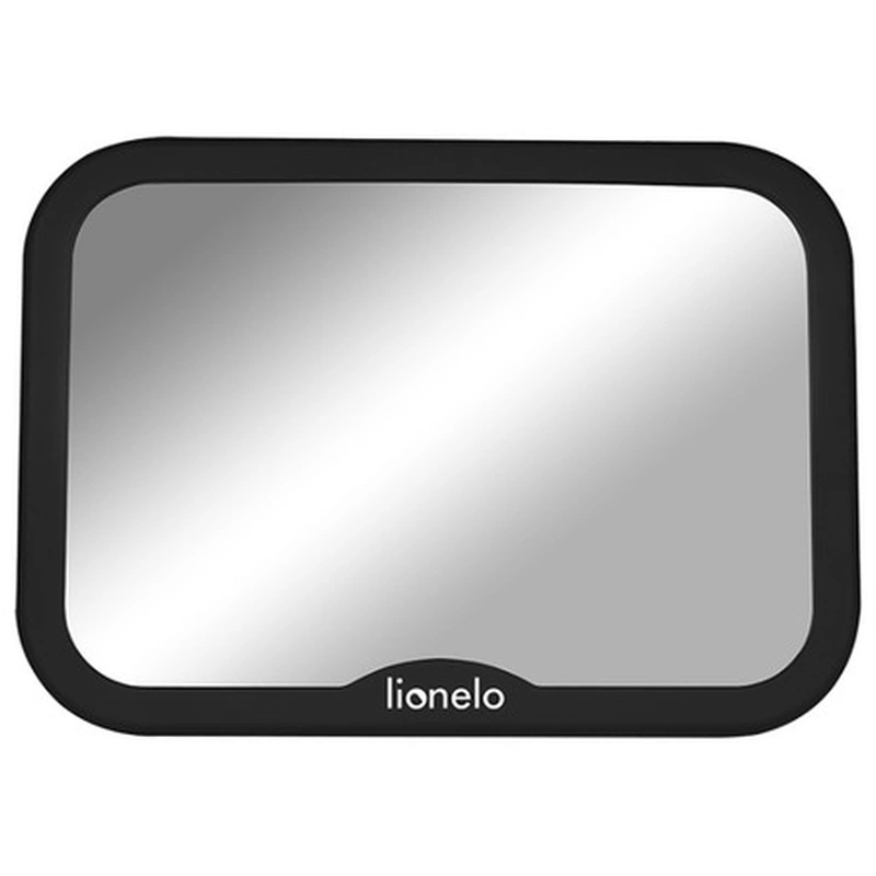 In masina - Oglinda auto retrovizoare, Lionelo, Sett, 25x18 cm, Rotire 360 grade, Universala, Black Carbon