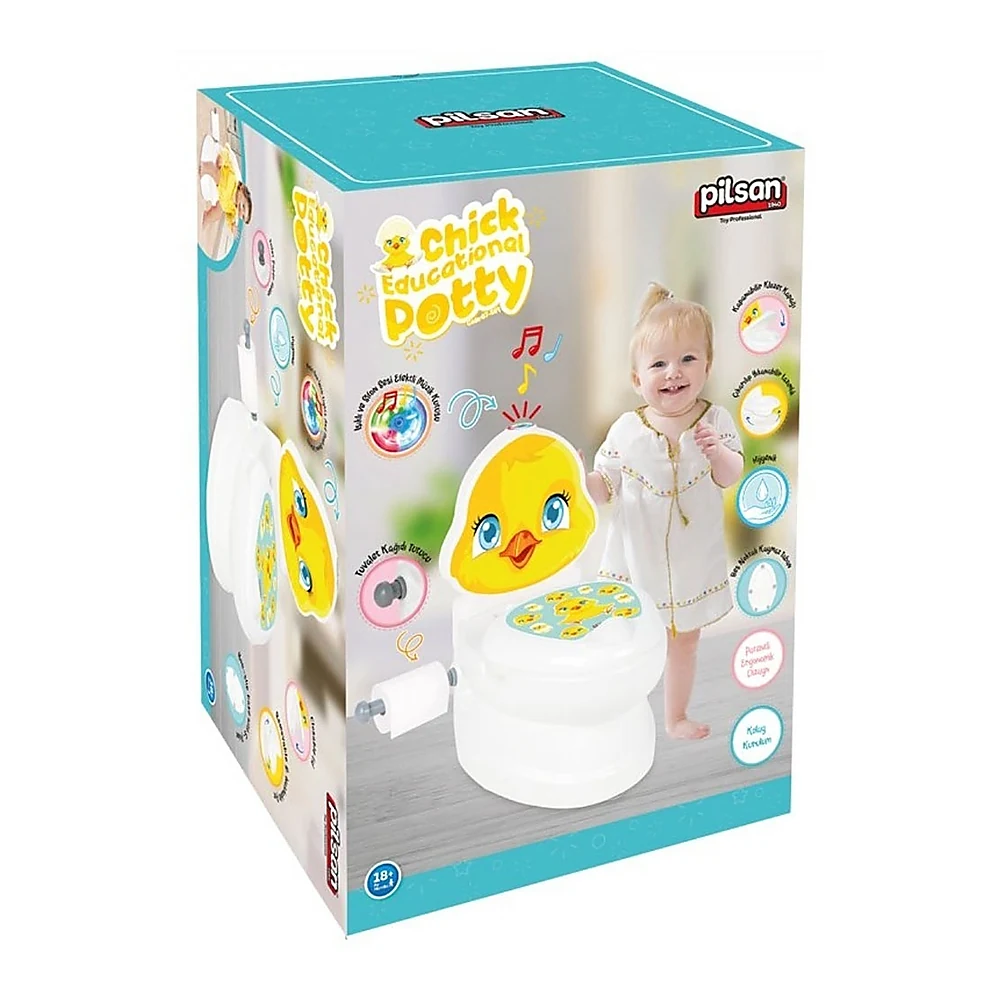 Olita educativa Pilsan Puisor , tip wc, sunet sifon, suport hartie 5 ani+ [2]