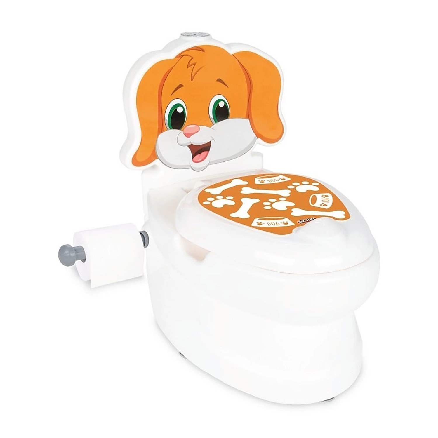 Olite si reductoare toaleta - Olita educativa Catel cu sunet, capac si suport hartie