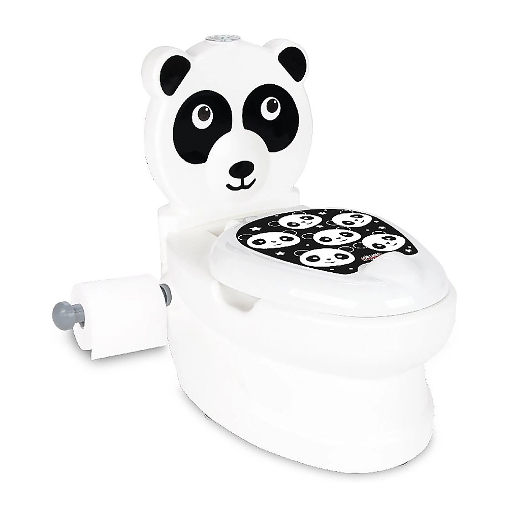 Olite si reductoare toaleta - Olita educativa Panda cu sunet, capac si suport hartie