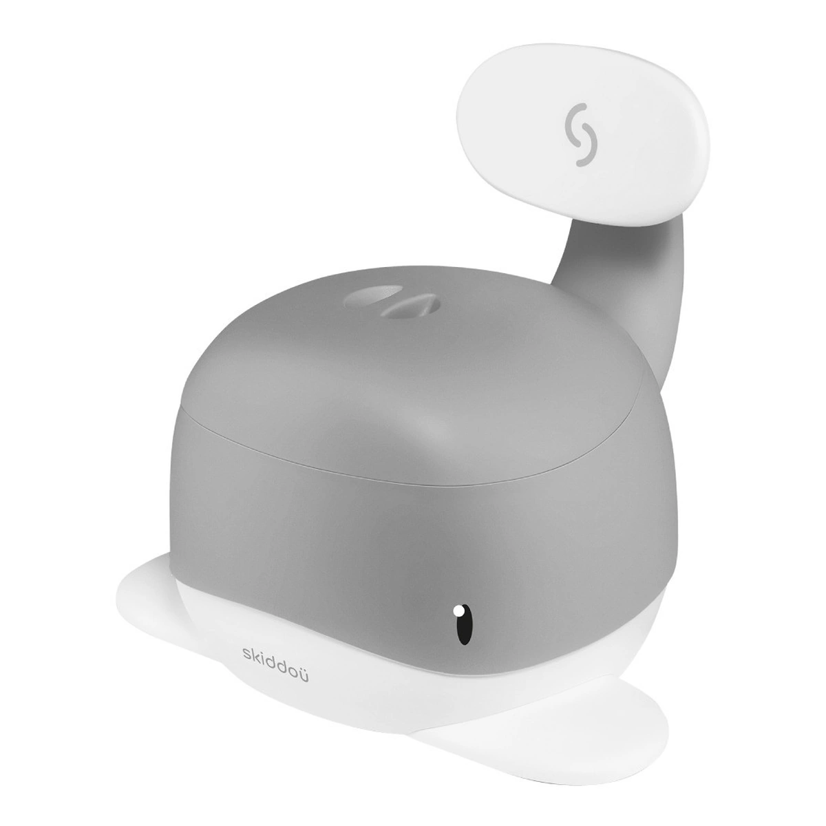 Olite si reductoare toaleta - Olita pentru copii, Pottili, Skiddou, balenuta, cu capac, Evening shadow, Gri