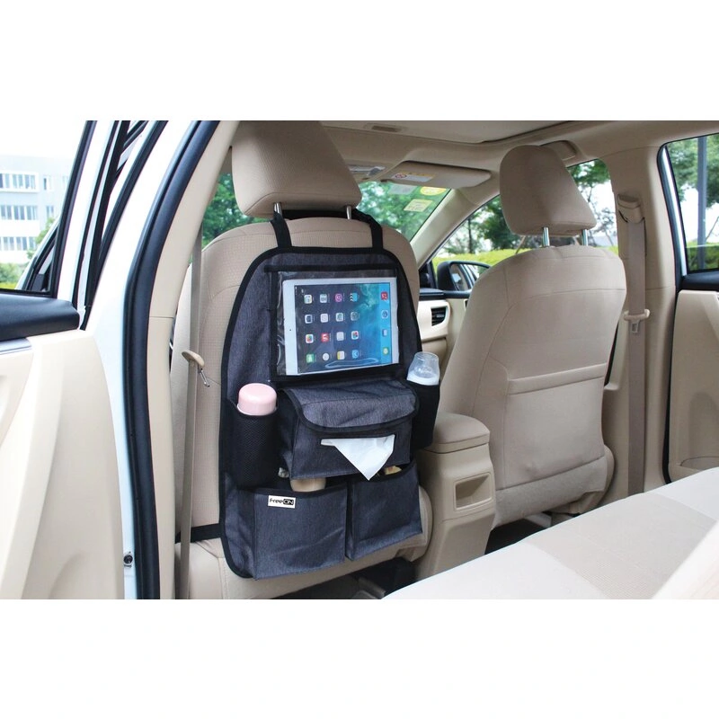 In masina - Organizator auto cu suport pentru tableta, Deluxe, FreeON, Black