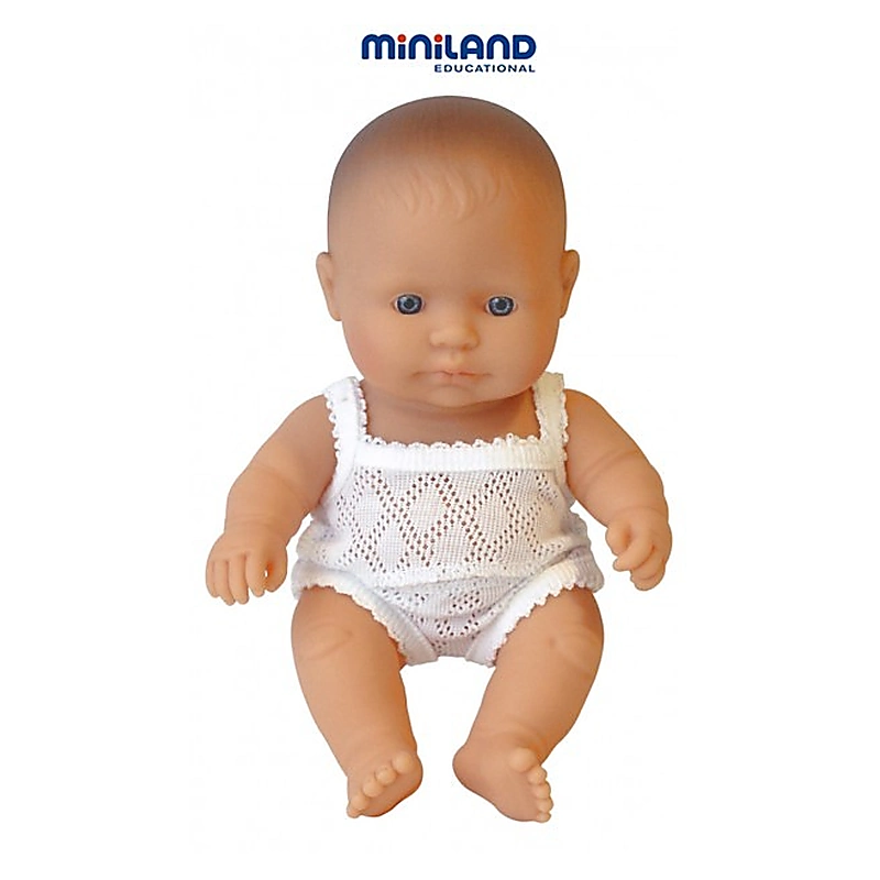 Papusa Baby european fata Miniland 21cm [2]