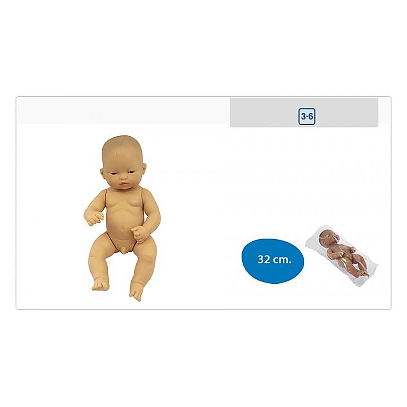 Papusa Bebelus asiatic Baiat 32 cm - Miniland [1]