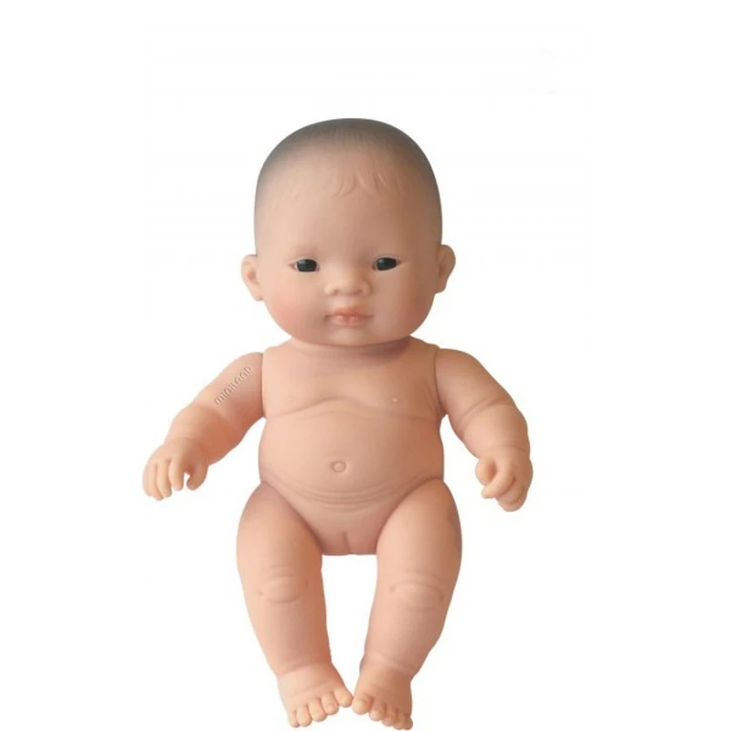 Jucarii - Papusa Bebelus asiatic fetita Miniland 21 cm