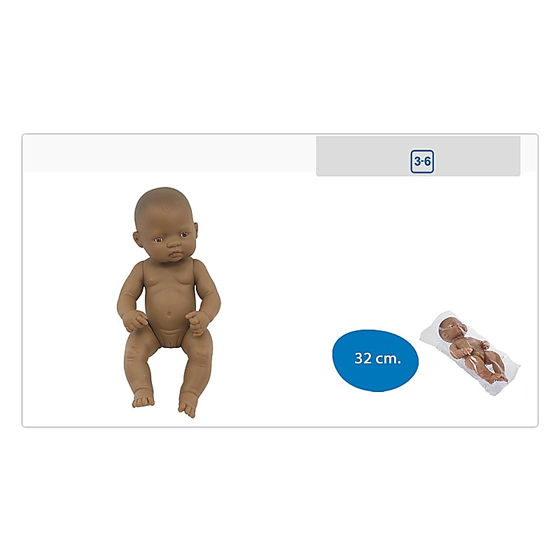 Papusa Bebelus Latinoamerican Fata 32 cm - Miniland [1]