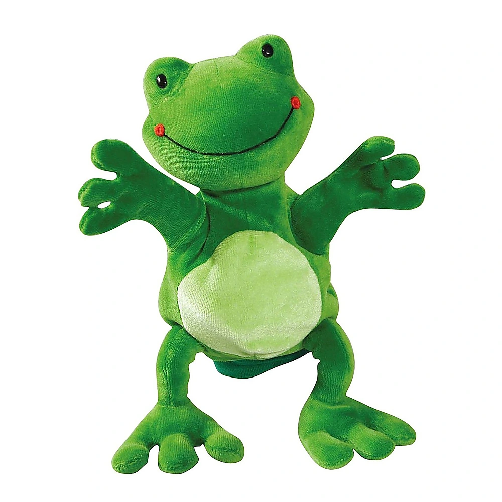 Papusi de mana - Papusa de mana Broasca Beleduc