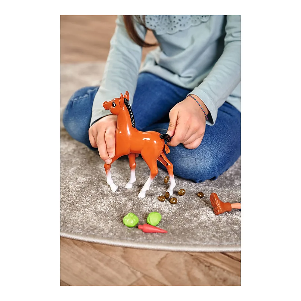 Papusa Simba Steffi Love Little Horse 29 cm cu figurina si accesorii [9]