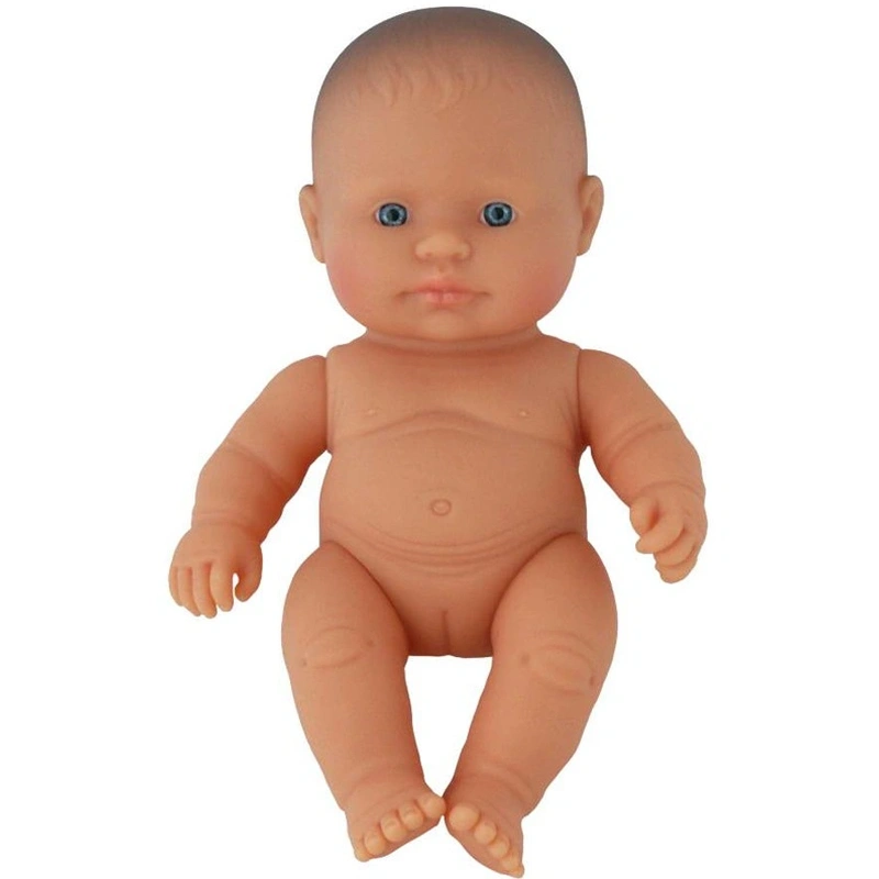 Papusi bebelus - Papusa vinil 21 cm Fetita europeana Miniland