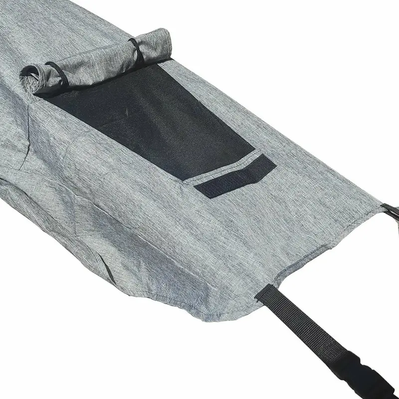 Parasolar, FreeON, Cu laterale pentru landou si carucior, Copertina protectie UPF 50+ cu fereastra, Usor reglabil, Rezistent la apa, Gri [1]