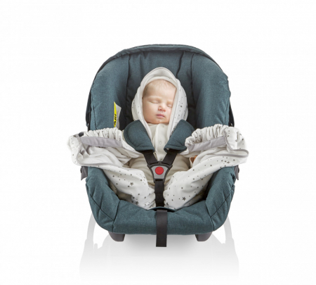 Paturica cu sistem multifunctional BabyJem Carrier Alb pentru transport bebelusi [11]