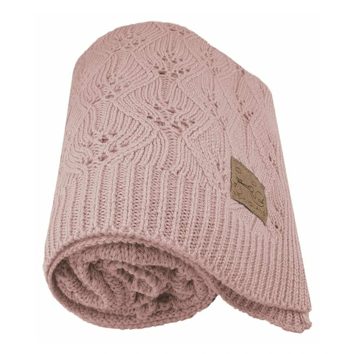 Paturici - Paturica pentru copii, Bocioland, Milano, Moale, Din bambus si bumbac, 80 x 100 cm, Pink