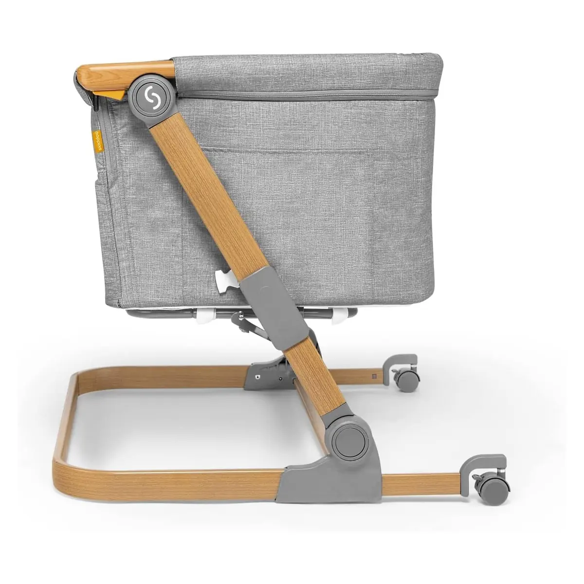Patut 3 in 1 co-sleeping Skiddou Natt, Normandic Wood, Wood-gri [9]