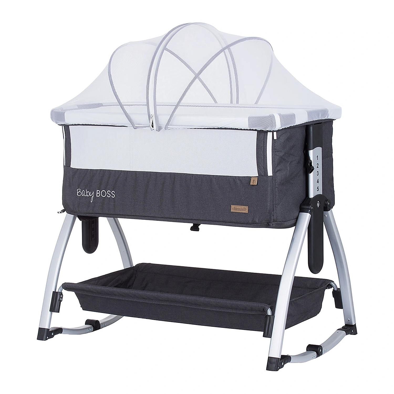 Patuturi co-sleeping - Patut Co-Sleeper Chipolino Baby Boss anthracite