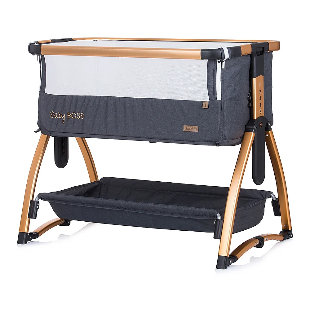 Patut Co-Sleeper Chipolino Baby Boss raven [2]