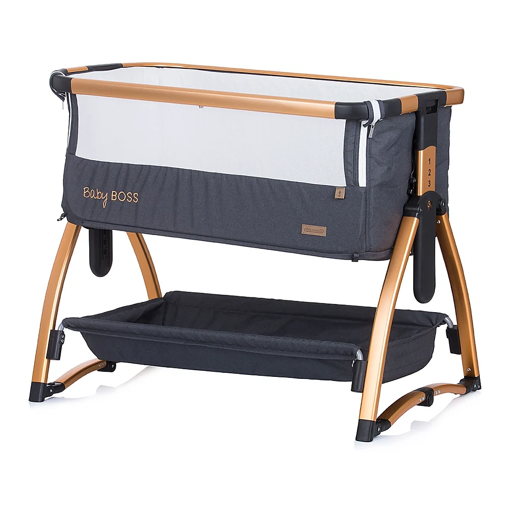 Patut Co-Sleeper Chipolino Baby Boss raven [4]