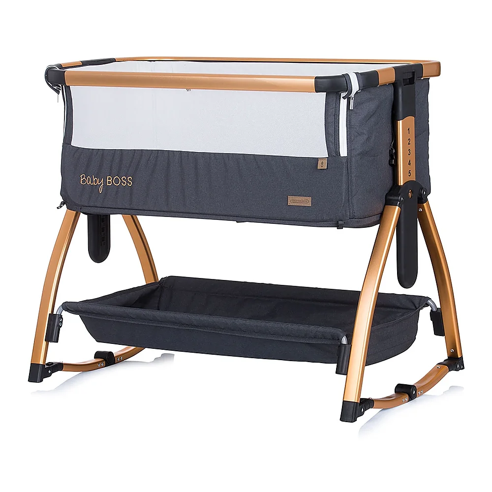 Patut Co-Sleeper Chipolino Baby Boss raven [6]