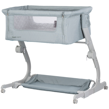 Patuturi copii - Patut co-sleeper Chipolino Eleganza cu laterala culisanta, Basil