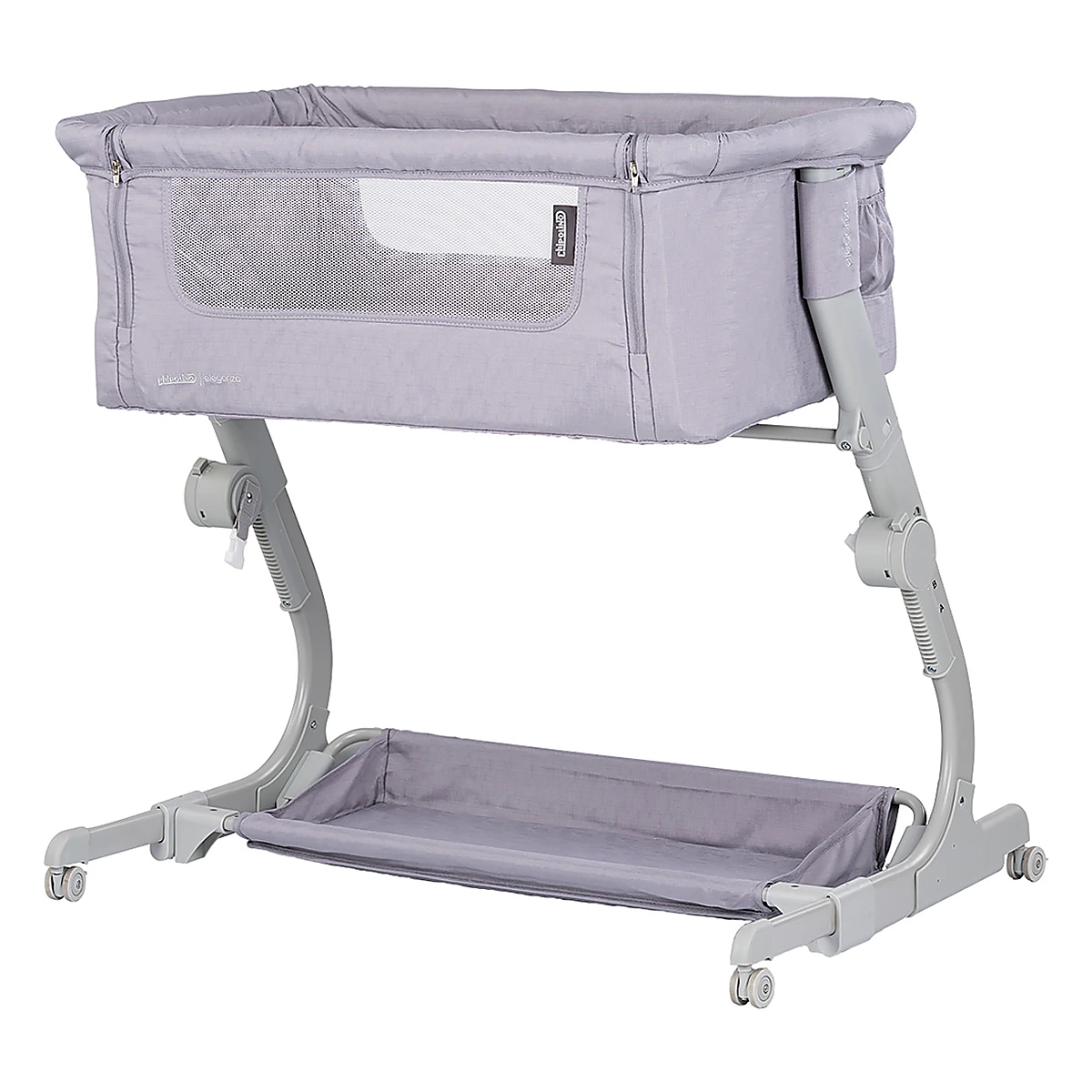 Patuturi co-sleeping - Patut co-sleeper Chipolino Eleganza cu laterala culisanta, Cloud