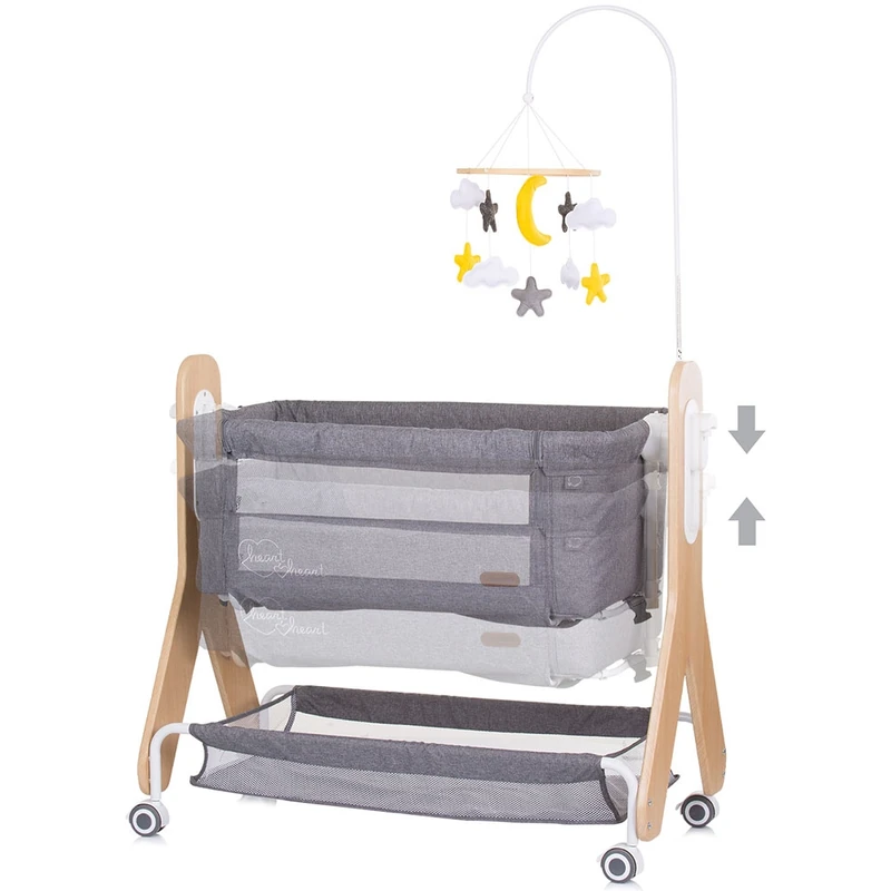 Patut Co-Sleeper Chipolino Heart 2 Heart graphite [2]