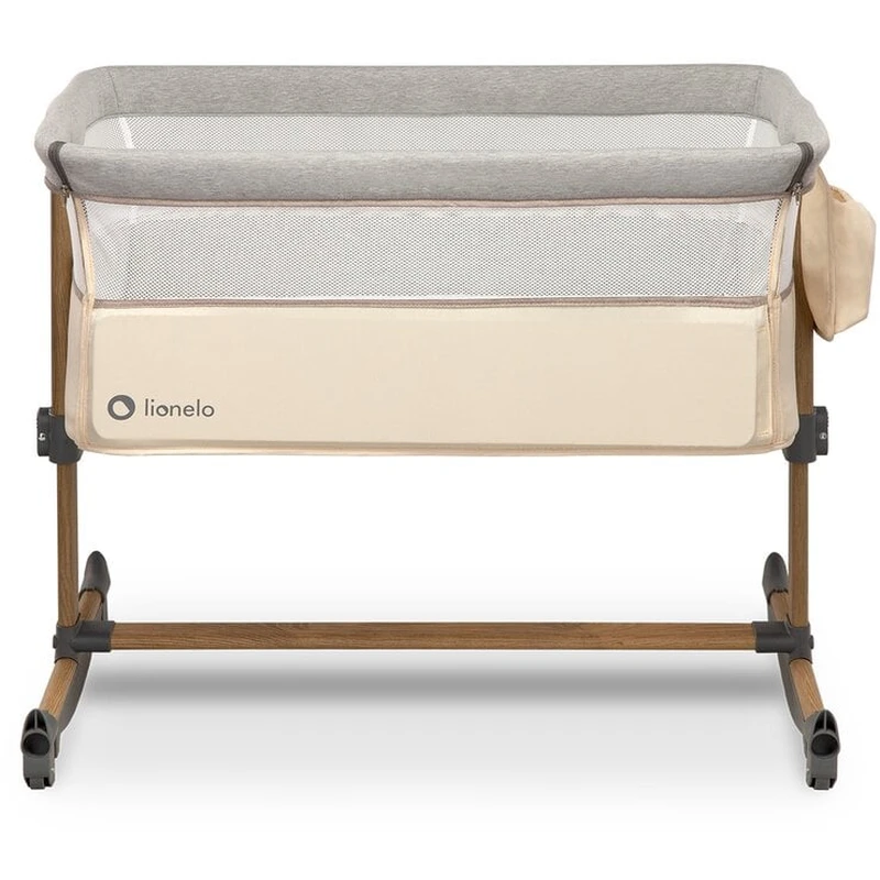 Patut co-sleeper Leonie Cu sistem de leganare, Beige Sand [8]