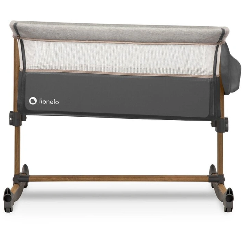 Patut co-sleeper Leonie Cu sistem de leganare, Grey Stone [8]