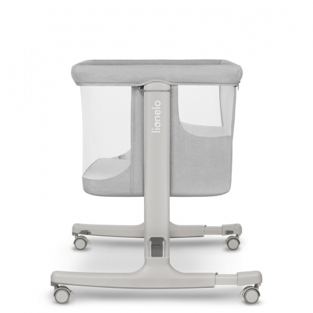 Patut co-sleeper, Lionelo, Aurora, 3 in 1, functie leganare, Include saltea si geanta transport, 5 pozitii pe inaltime, Pana la 9 kg, Beige Sand [17]