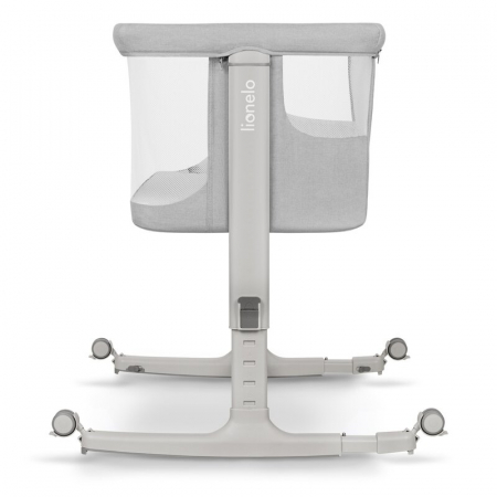 Patut co-sleeper, Lionelo, Aurora, 3 in 1, functie leganare, Include saltea si geanta transport, 5 pozitii pe inaltime, Pana la 9 kg, Beige Sand [15]