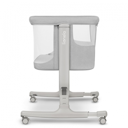 Patut co-sleeper, Lionelo, Aurora, 3 in 1, functie leganare, Include saltea si geanta transport, 5 pozitii pe inaltime, Pana la 9 kg, Beige Sand [19]
