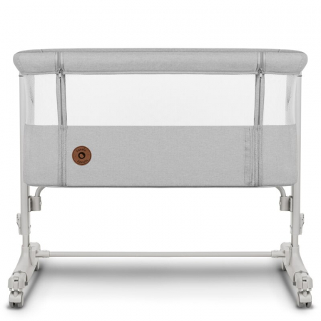 Patut co-sleeper, Lionelo, Aurora, 3 in 1, functie leganare, Include saltea si geanta transport, 5 pozitii pe inaltime, Pana la 9 kg, Beige Sand [11]