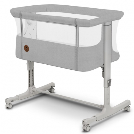 Patut co-sleeper, Lionelo, Aurora, 3 in 1, functie leganare, Include saltea si geanta transport, 5 pozitii pe inaltime, Pana la 9 kg, Beige Sand [1]