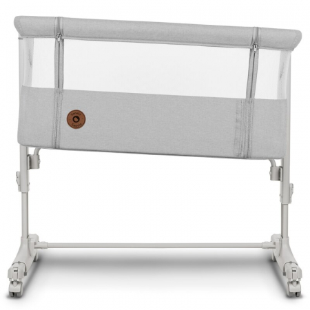 Patut co-sleeper, Lionelo, Aurora, 3 in 1, functie leganare, Include saltea si geanta transport, 5 pozitii pe inaltime, Pana la 9 kg, Beige Sand [8]