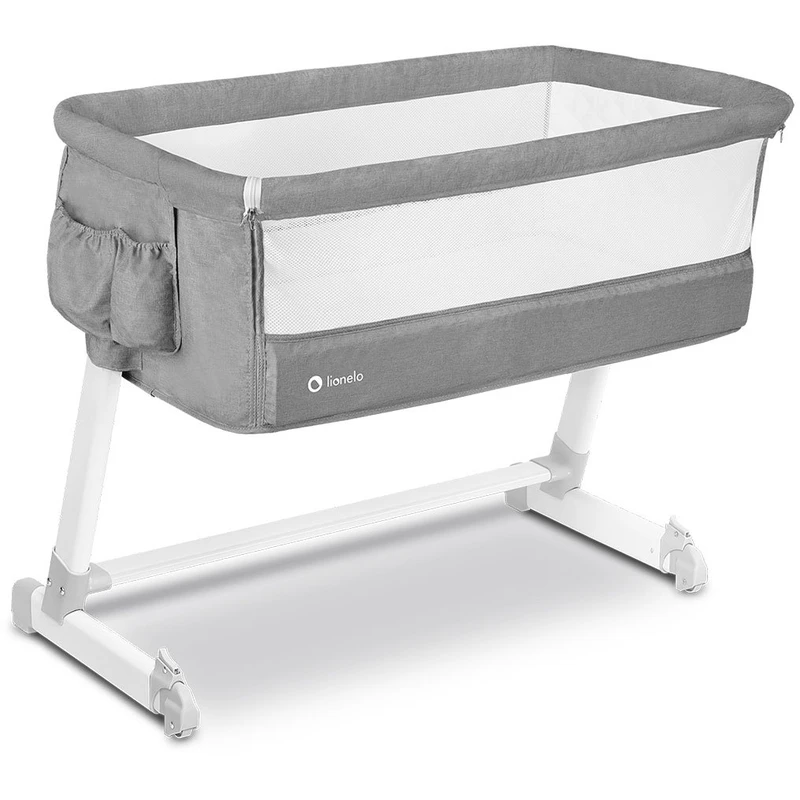 Camera copilului - Patut co-sleeper Theo 2 in 1, Grey