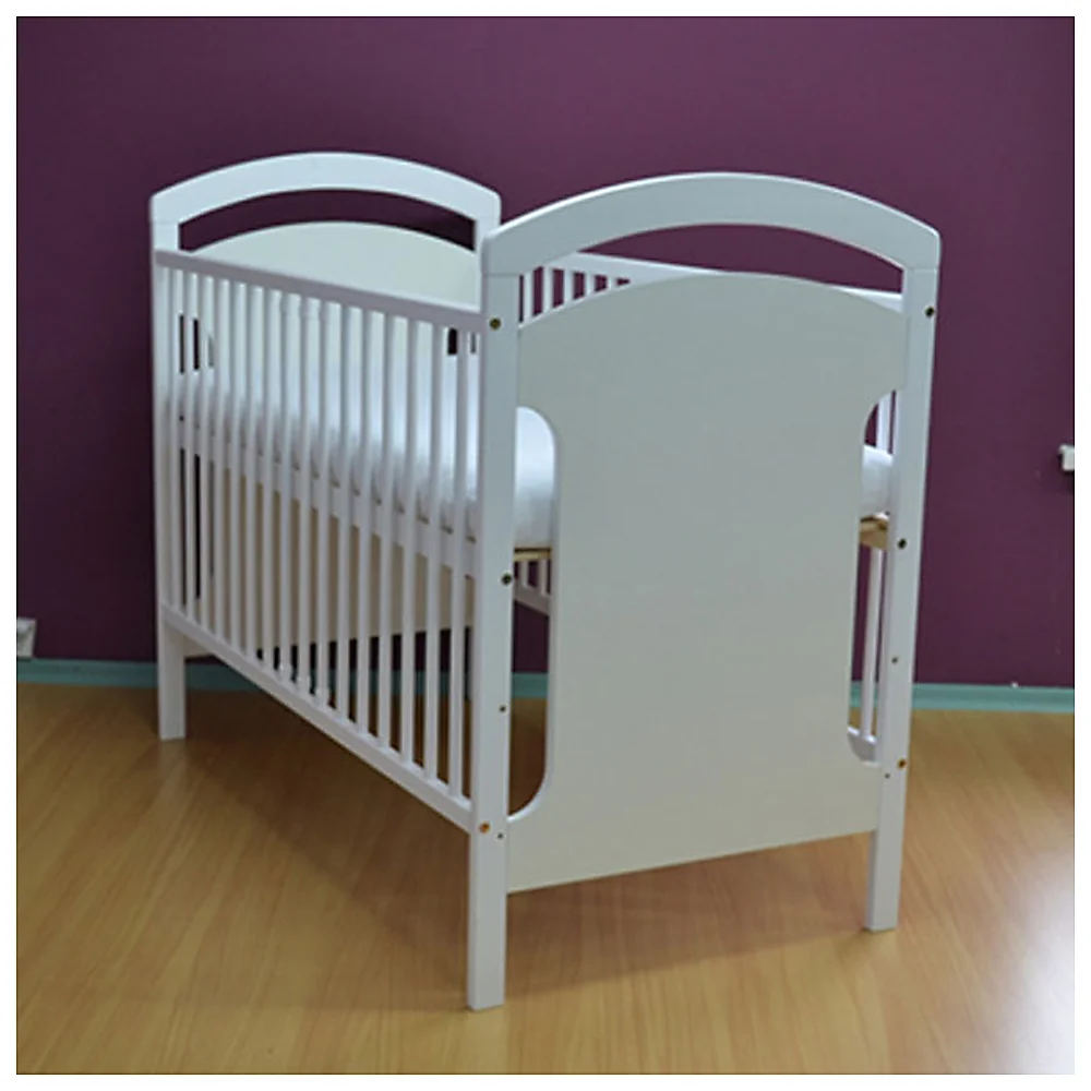 Patut copii din lemn Anita 120x60 cm, Alb [2]