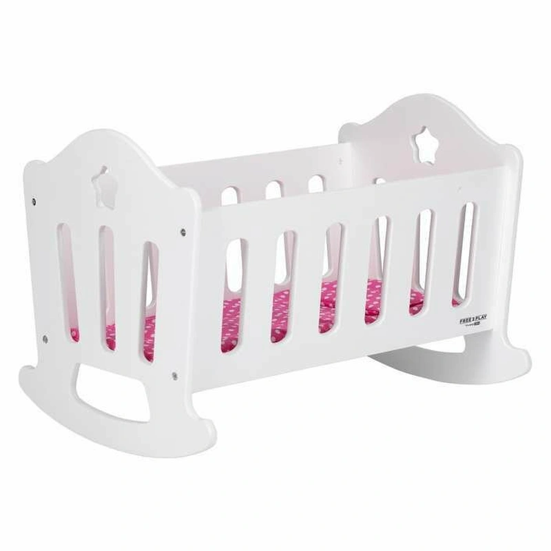 Patut pentru papusi, Free2Play, Cu pernuta confortabila, 46x33x33 cm, White [4]