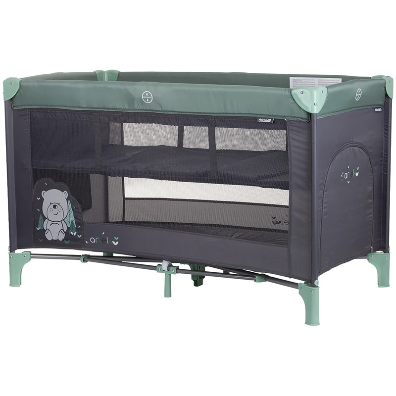 Camera copilului - Patut pliabil Chipolino Ariel pastel green