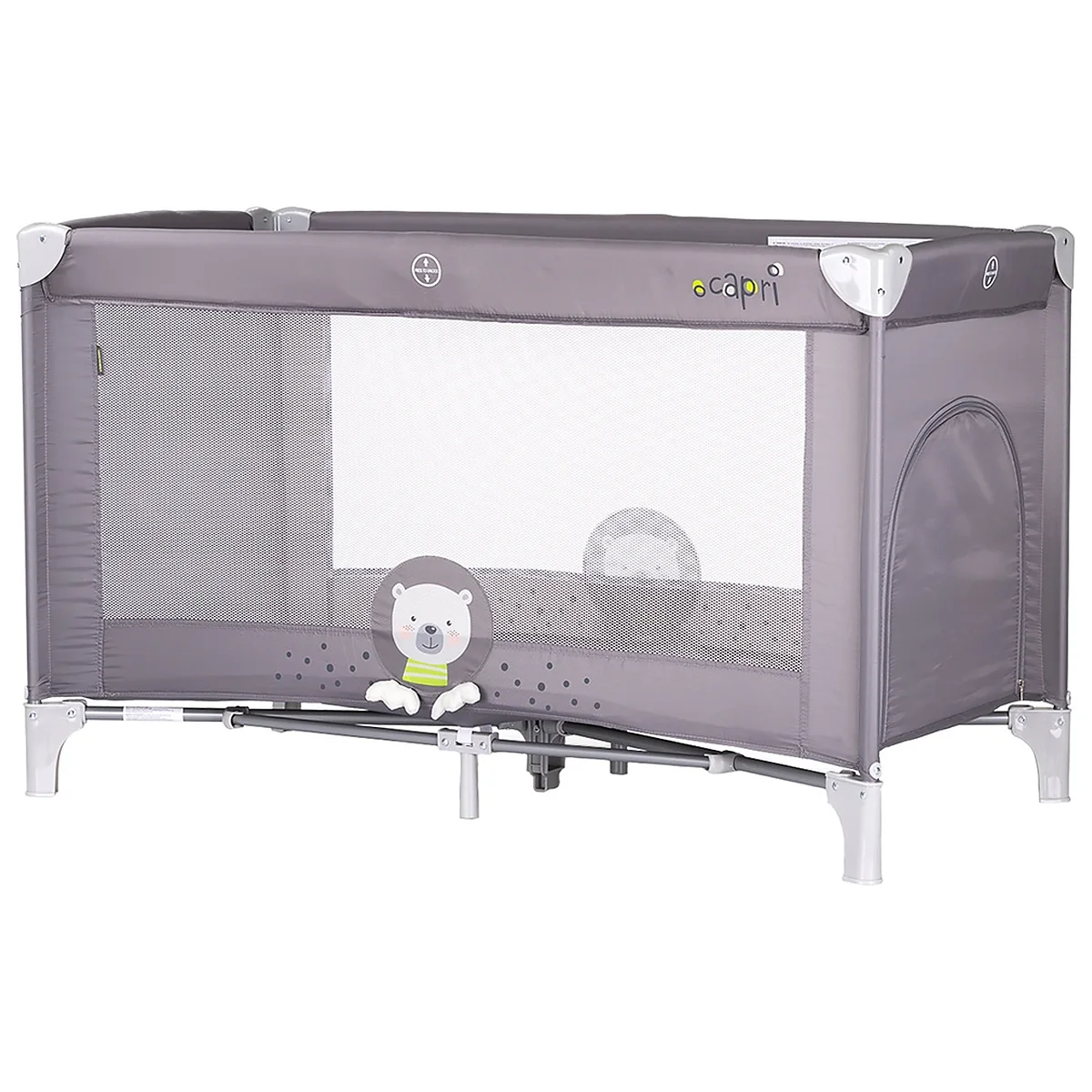 Patuturi pliabile - Patut pliabil Chipolino Capri Bear grey