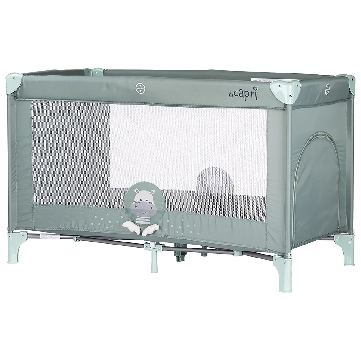 Patuturi pliabile - Patut pliabil Chipolino Capri Hippo green