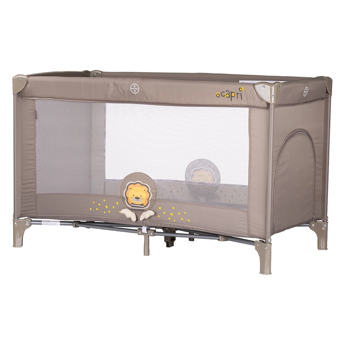 Patuturi copii - Patut pliabil Chipolino Capri Lion beige