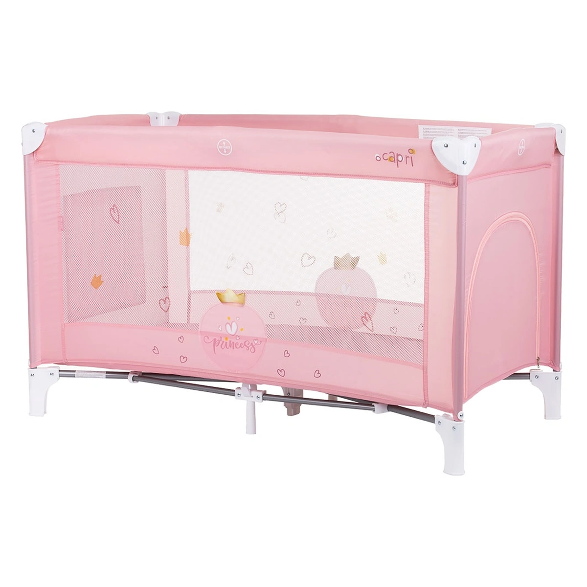 Patuturi pliabile - Patut pliabil Chipolino Capri Princess pink