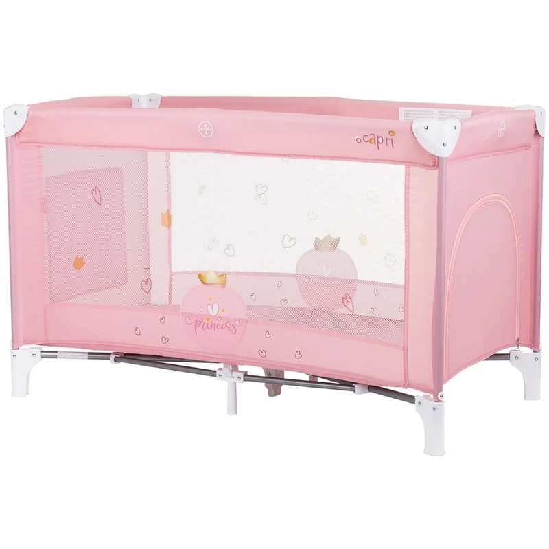 Camera copilului - Patut pliabil Chipolino Capri Princess pink