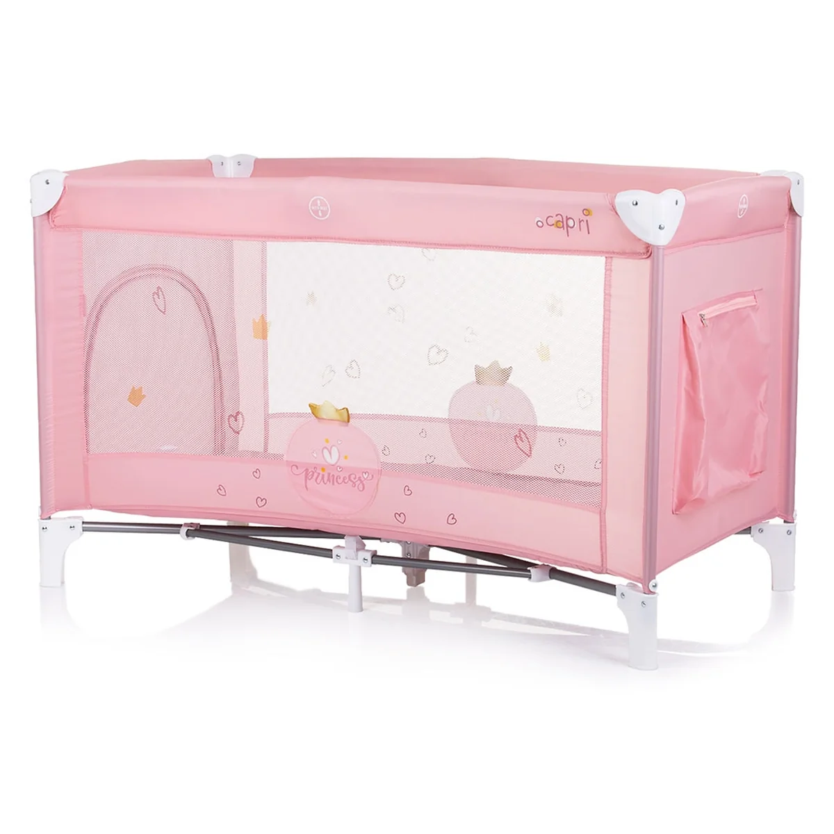 Patut pliabil Chipolino Capri Princess pink - 0 luni+ / 15 kg [1]