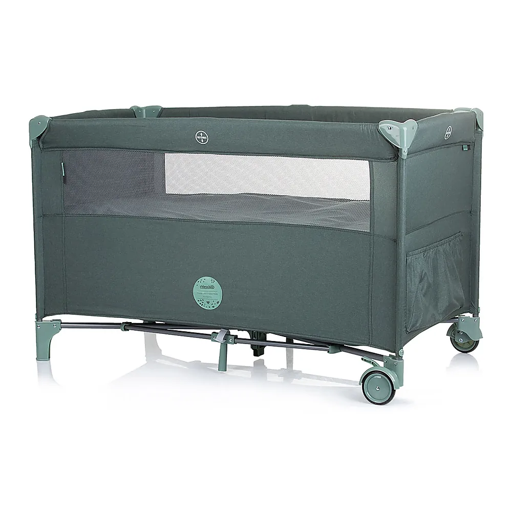 Patut pliabil Chipolino Relax cu laterala culisanta - Pine linen [2]