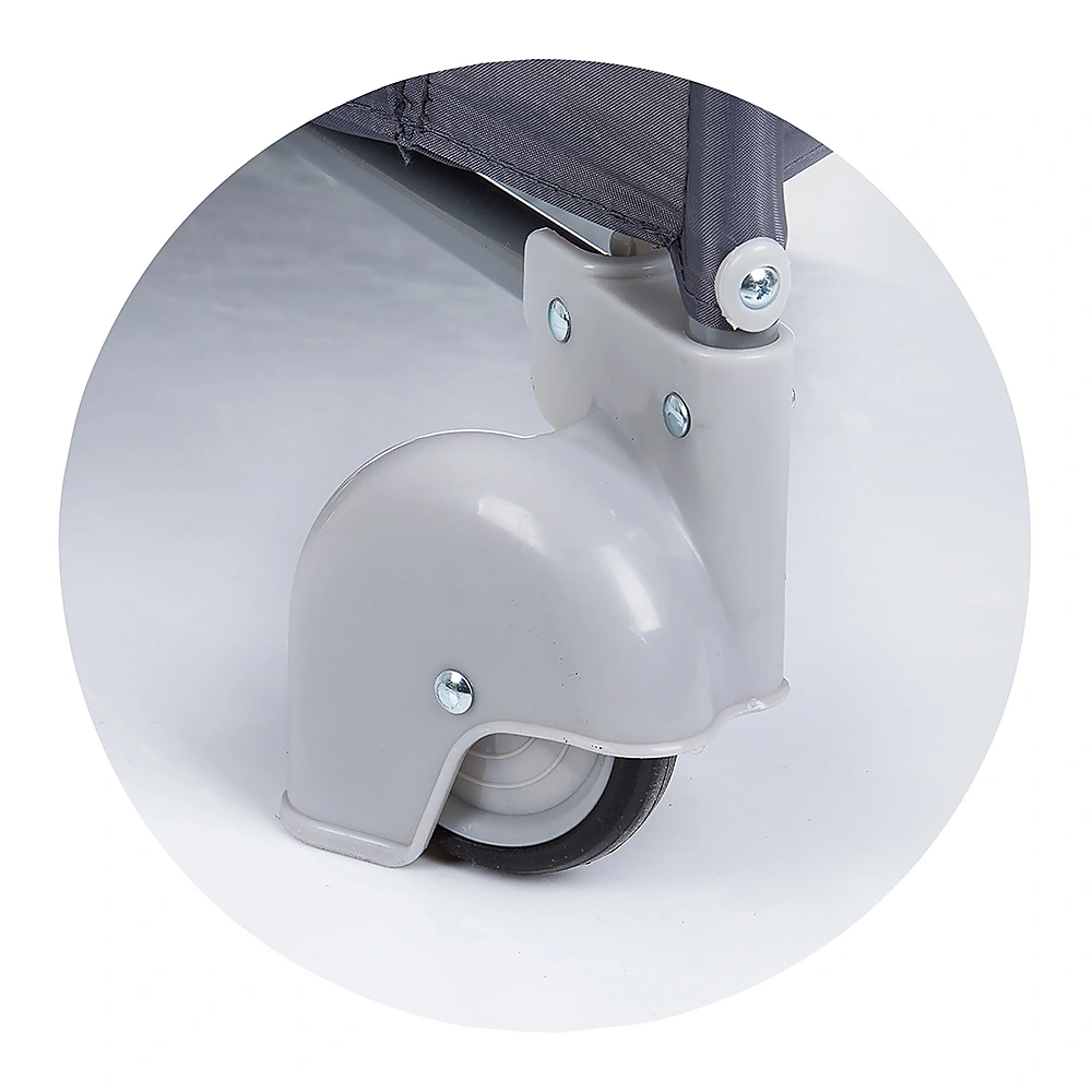 Patut pliabil cu saltea de infasat Chipolino Luna, Granite [7]