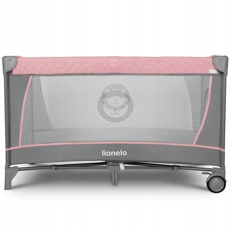 Patut pliant Lionelo Flower Roz 120x60 cm cu accesorii [4]