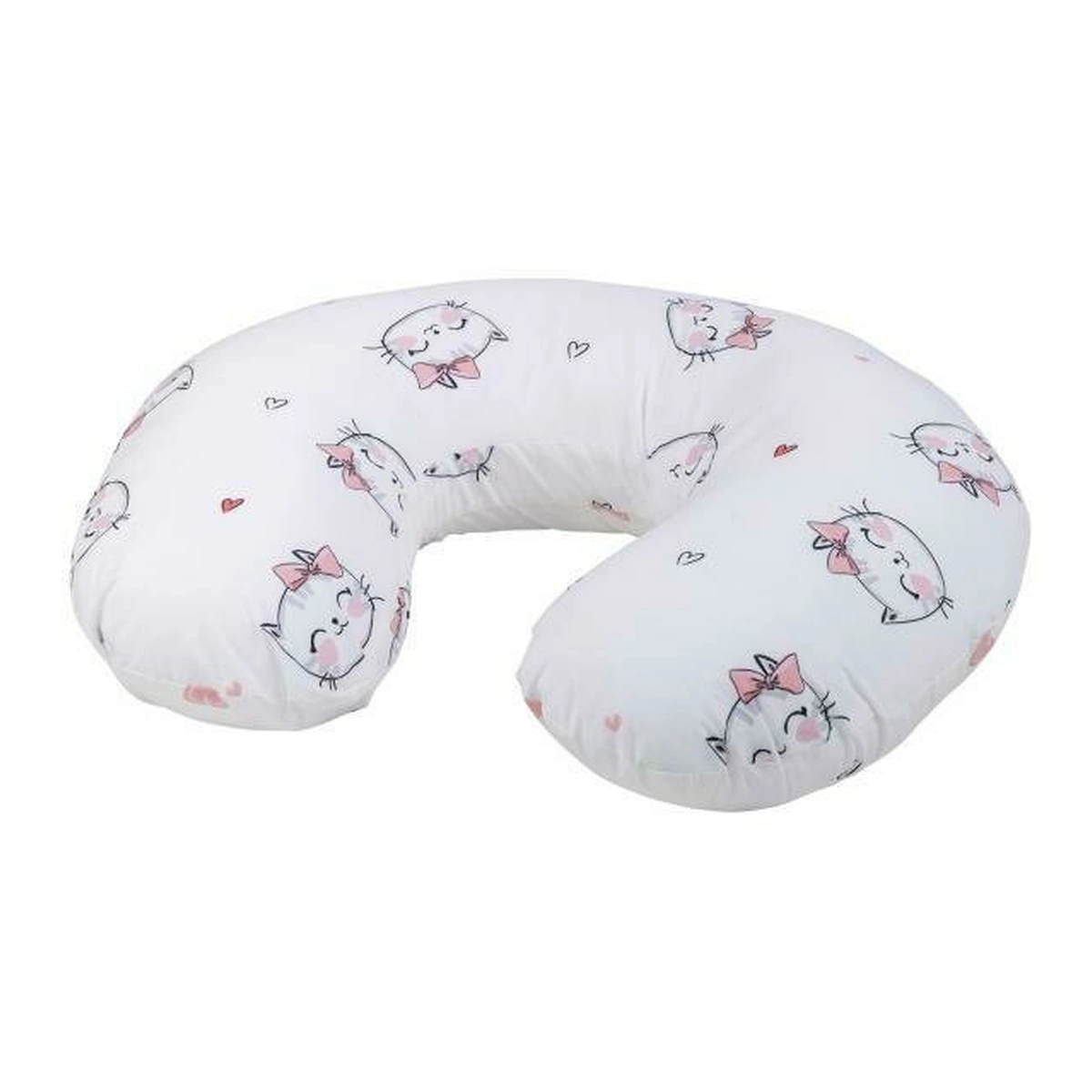 Pentru mami - Perna alaptare, Bubaba, Kitties&Hearts/White